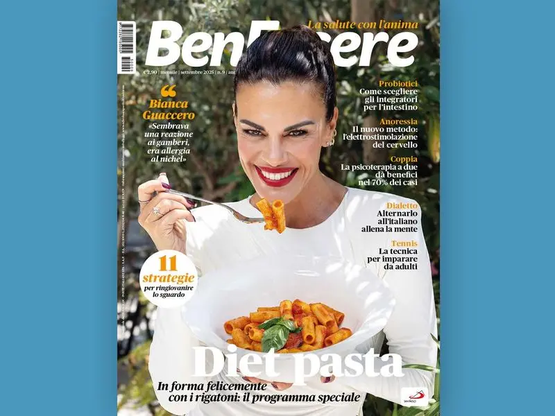 Bianca Guaccero e la diet pasta nel numero di settembre